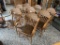 (8) Oak Chairs