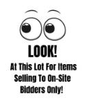 Items Selling On-Site Only Saturday June 17th