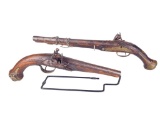 (2) Black Powder Flintlock Pistols