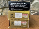 48 RDS of 300 WIN. MAG. Federal and Winchester