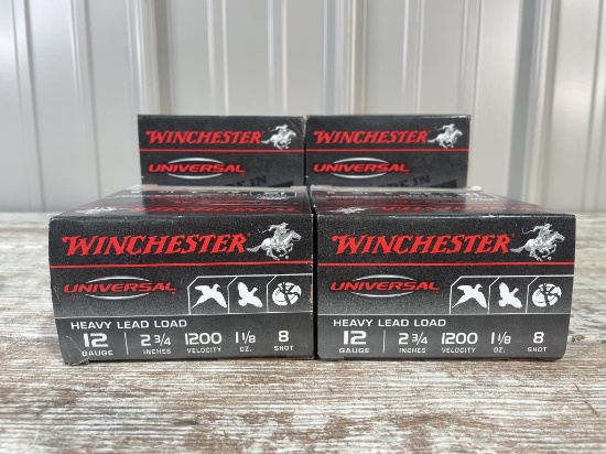 100 RDS Winchester 12 Gauge 8 Shot  2 3/4in