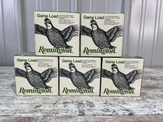125 Rounds Remington Game Load 20 Gauge 6 Shot
