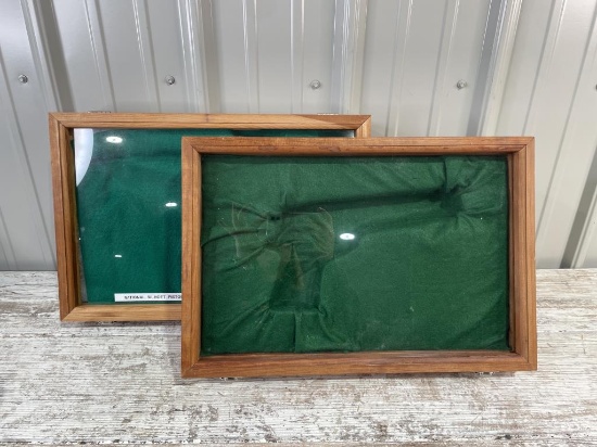 Two Wood Display Gun Case