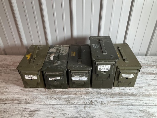 5 Ammo Boxes