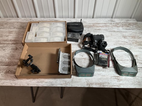 Ammo cases, Binoculars and Miscellaneous