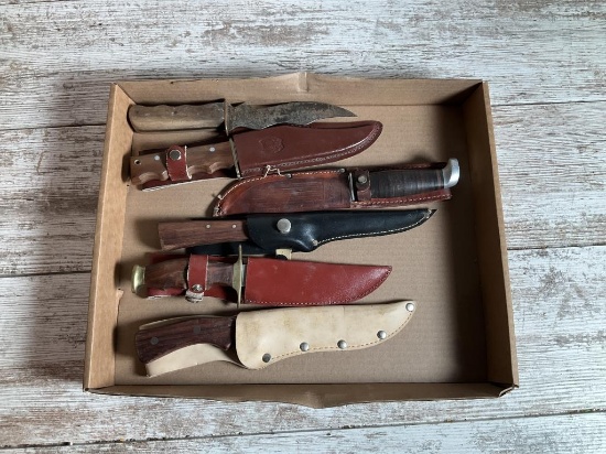 6 Fixed Blade Knives