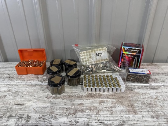 Bullets and .357 and 380 auto Cartridges