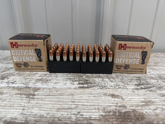 50 Rounds of Hornady 30 Carbine 110 gr FTX