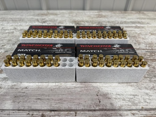 80 Rounds of Winchester 223 REM 69 GRAiN