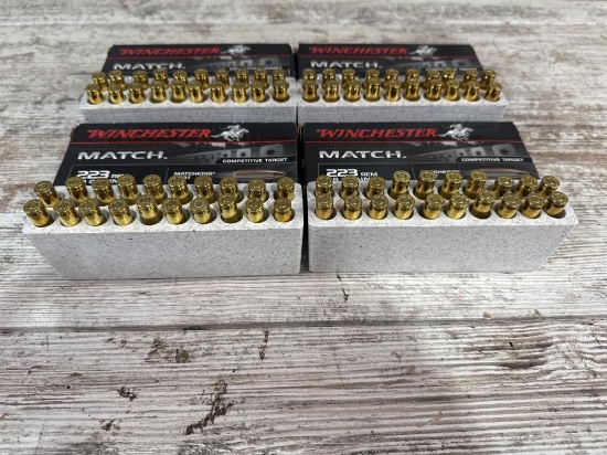 80 Rounds  of Winchester 223 REM 69 Grain