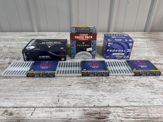 6-Boxes of 22 Long Rifle