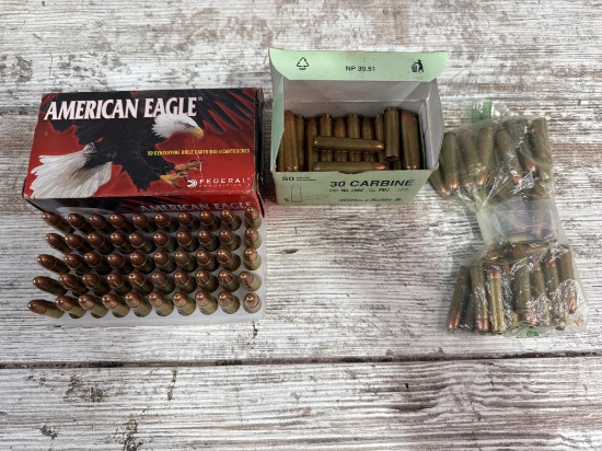 2 Boxes of 30 Carbine, 1- Bag of 40