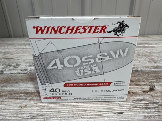 1- Box of Winchester 40 S&W 155 Grain
