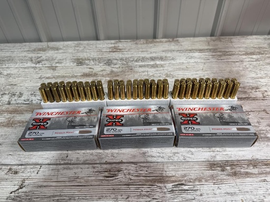 60 Rounds  of Winchester 270 Win