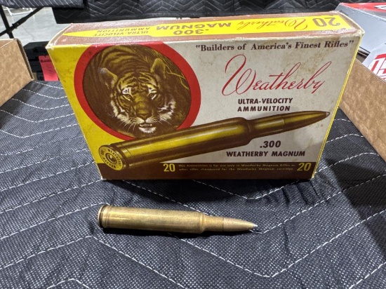 20 Rounds of .300 Weatherby Magnum