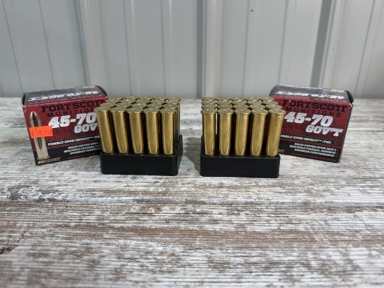 40 rounds of Fort Scott 45-70 GOV’T