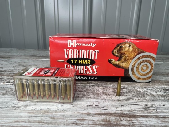 500 Rounds Hornady Varmint 17 HMR V-MAX