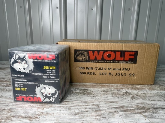 500 Rounds Wolf Performance Ammunition