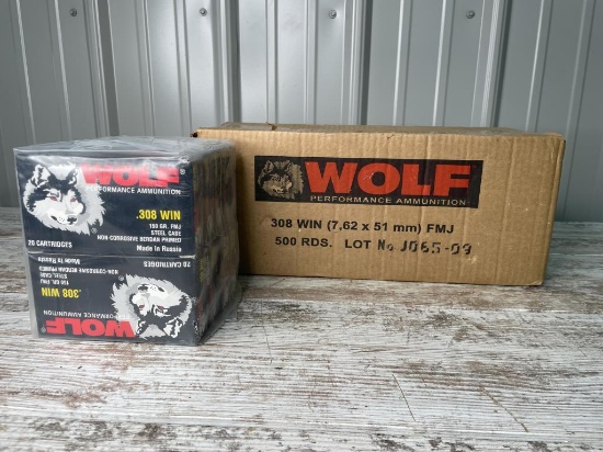 500 Rounds Wolf Performance Ammunition