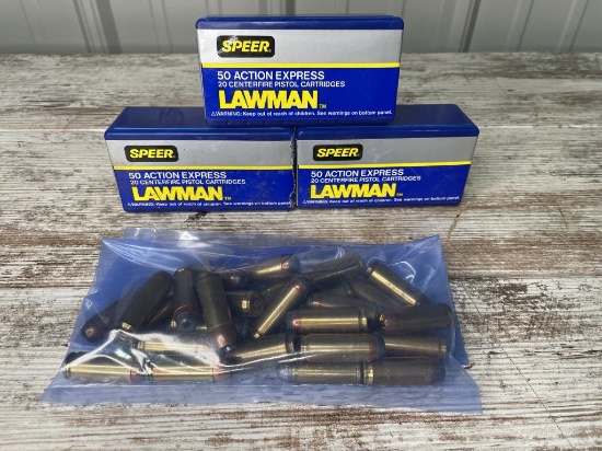 Lawman 50 Caliber Cartridges