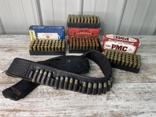 Ammo Belt and 44-40 Cartridges