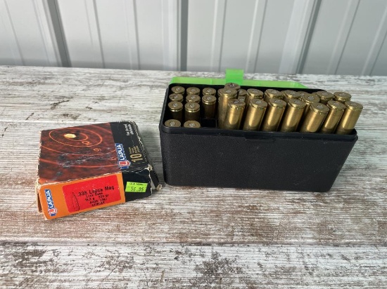 338 Lapua Mag and Cases