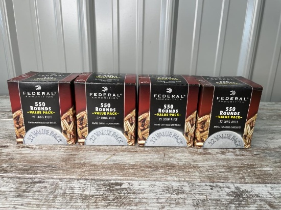 2200 Rounds Federal Ammunition 22 LR