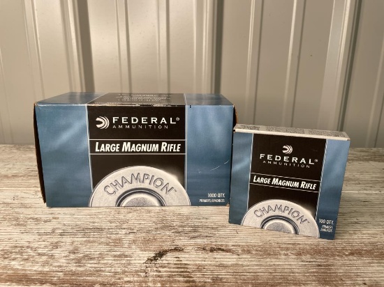 1000 Large Magnum Rifle Primers NO. 215