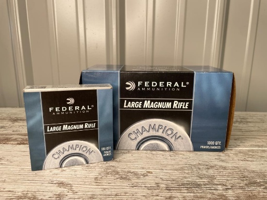 1000 Large Magnum Rifle Primers NO. 215