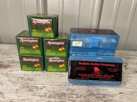.36 CAL .375 DIA Round Balls