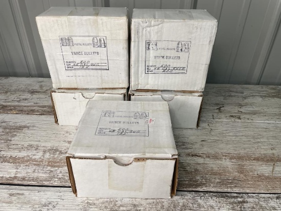 Five Boxes of 45 CAL Bullets