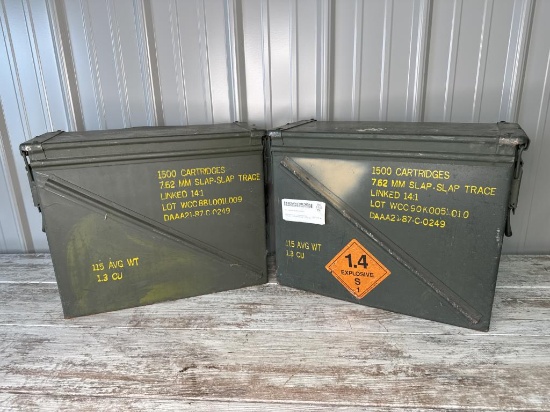 (2) Ammo Cans