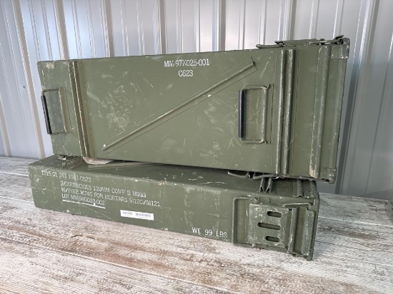 (2) Ammo Cans