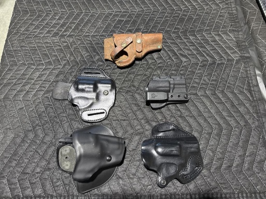 Lot of Revolver Gun Holsters