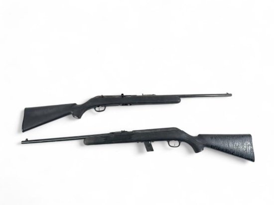 (2) Savage Model 64 22 Cal Semi-Auto Rifles