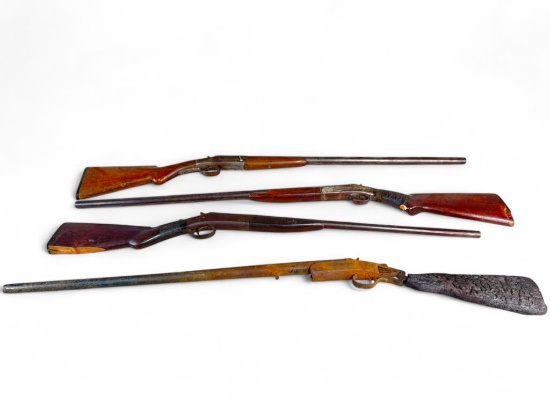 (4) Single Shot Shotguns