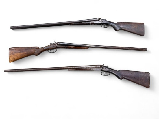 (3) Double Barrel SxS Shotgun