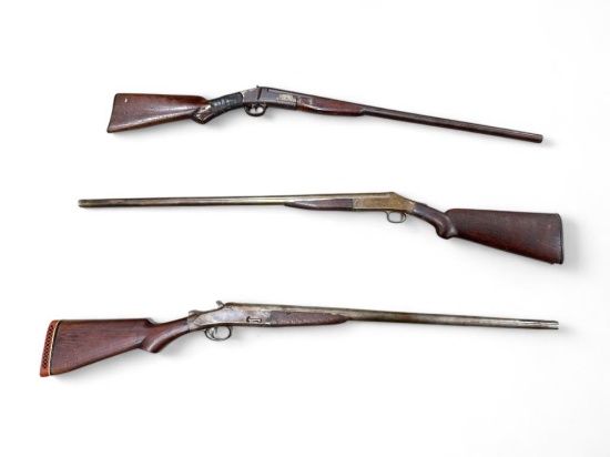 (3) Single Shot Shotguns