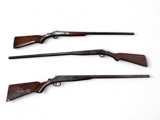 (3) Single Shot Shotguns
