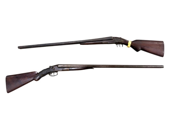 (2) Double Barrel SxS Shotguns