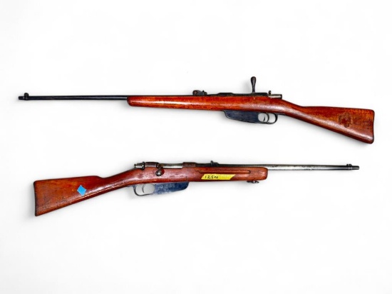 (2) Italian Carcano Rifles