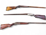 (3) Single Shot Shotguns