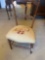 Vintage Wood Frame Side Chair