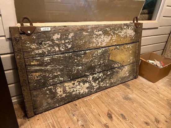 Antique Wood Sliding Barn Door