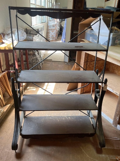 Bakers Rack That Converts to a Table