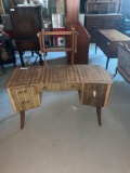 Vintage Wood Writing Desk