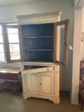 Vintage Dining Room Corner Hutch