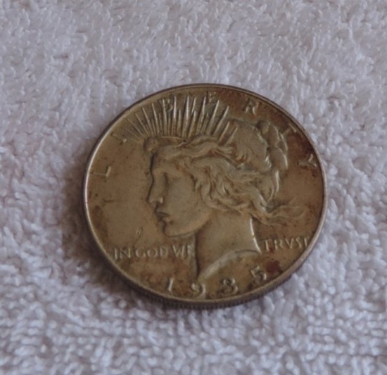 1935 Peace Silver Dollar