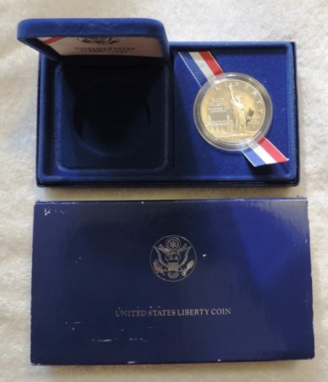 1986 Ellis Island Silver Commemorative Dollar