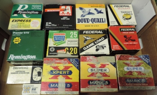 Lot of (13) Vintage Empty Shell Boxes